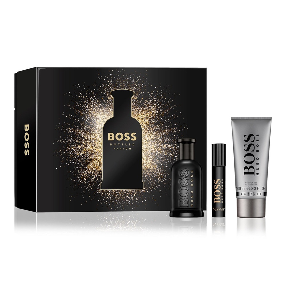 NWOT Men's 3-Pc. BOSS Bottled Parfum Gift Set